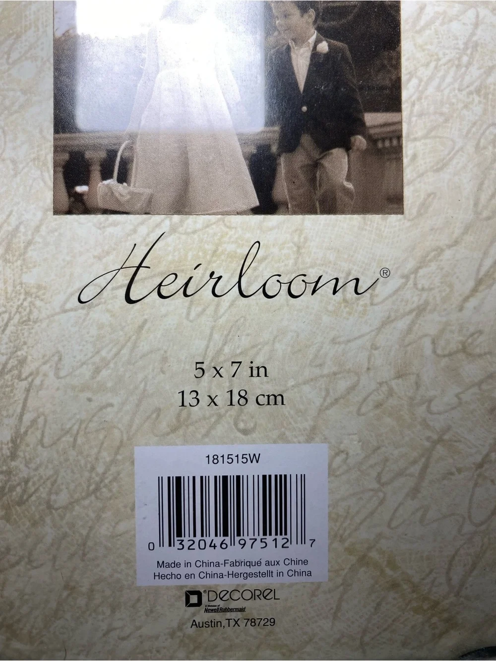 Heirloom brand silver